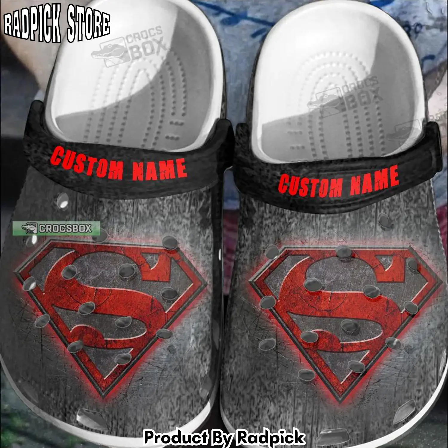 Radpick superman crocss for adults rp6521032